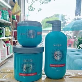Dầu gội và dầu hấp Loreal hair spa suôn mượt, thơm