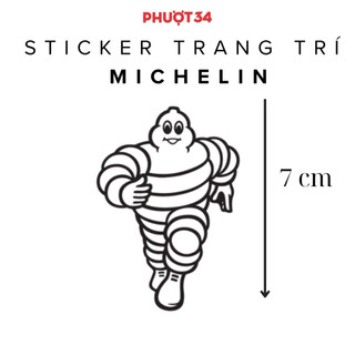 Tem dán Michelin decal chống nước phong cách thái lan