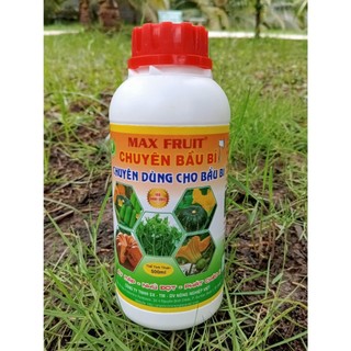 Phân bón cho bầu bí max fruit chai 0,5 lít - dây mập, nhú đọt, phát chèo