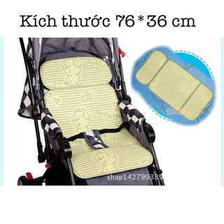 Chiếu mây điều hoà lót xe đẩy cho bé