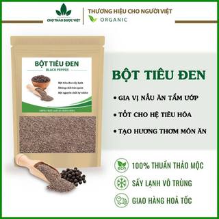 Bột tiêu đen hữu cơ 100g - chợ thảo dược việt