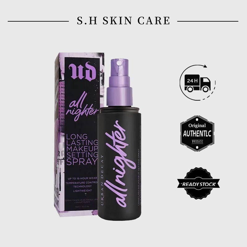 Xịt khoá nền URBAN DECAY Makeup Setting Spray Chiin Beauty 118ml (mới) | BigBuy360 - bigbuy360.vn