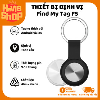 Thiết bị định vị FIND MY TAG F5 - Tương thích với ANDROID và I.OS - Định vị toàn cầu - Pin 12 tháng
