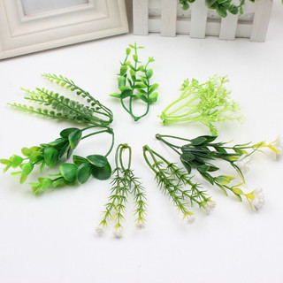 Mô hình hoa cỏ trang trí sân vườn mô hình,DIY (túi 10 bụi)