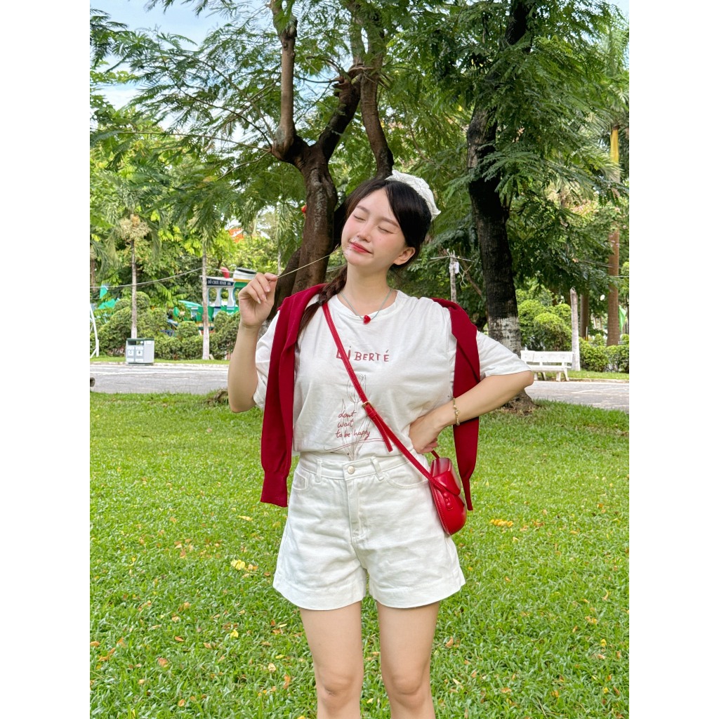Quần short jeans lưng cao basic - 247store - Qsoocjeanmem7451_P11K16 | BigBuy360 - bigbuy360.vn