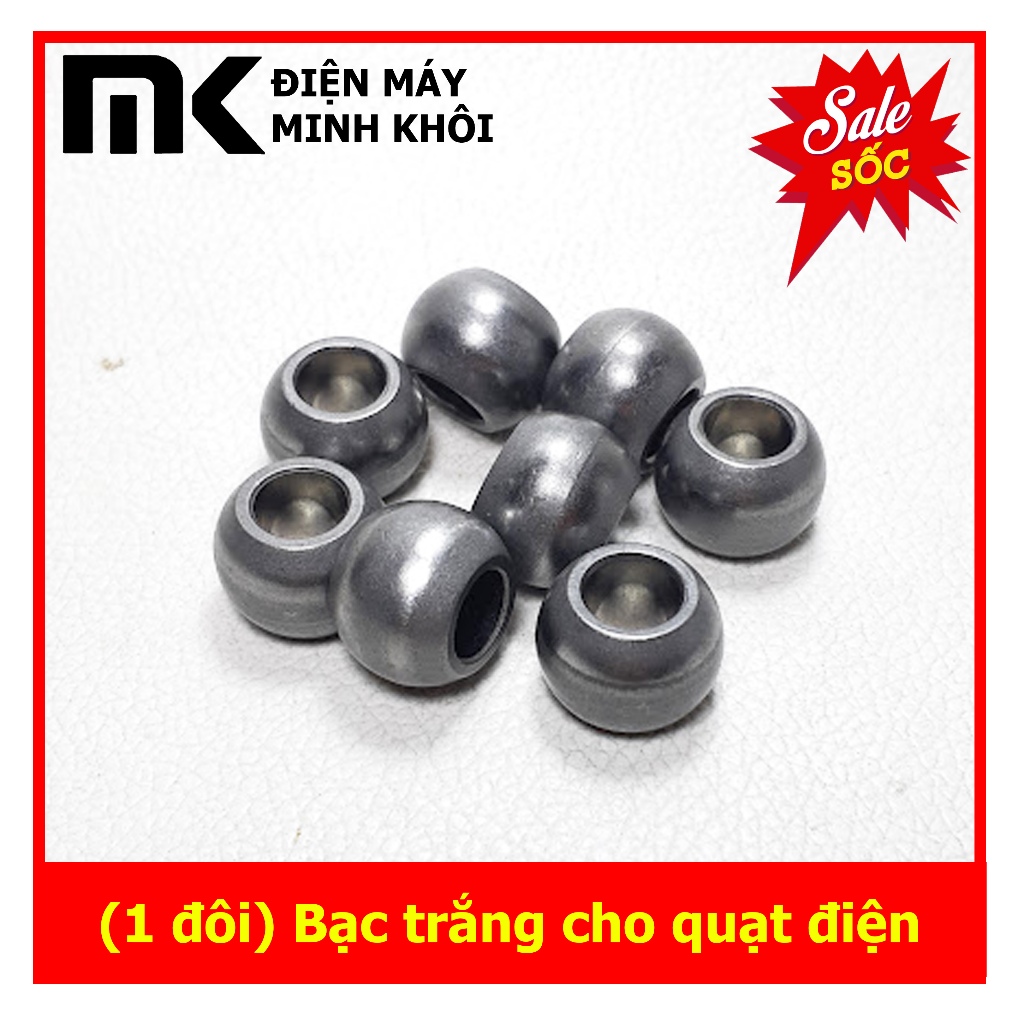 (1 đôi) Bạc cho quạt điện trục 8mm
