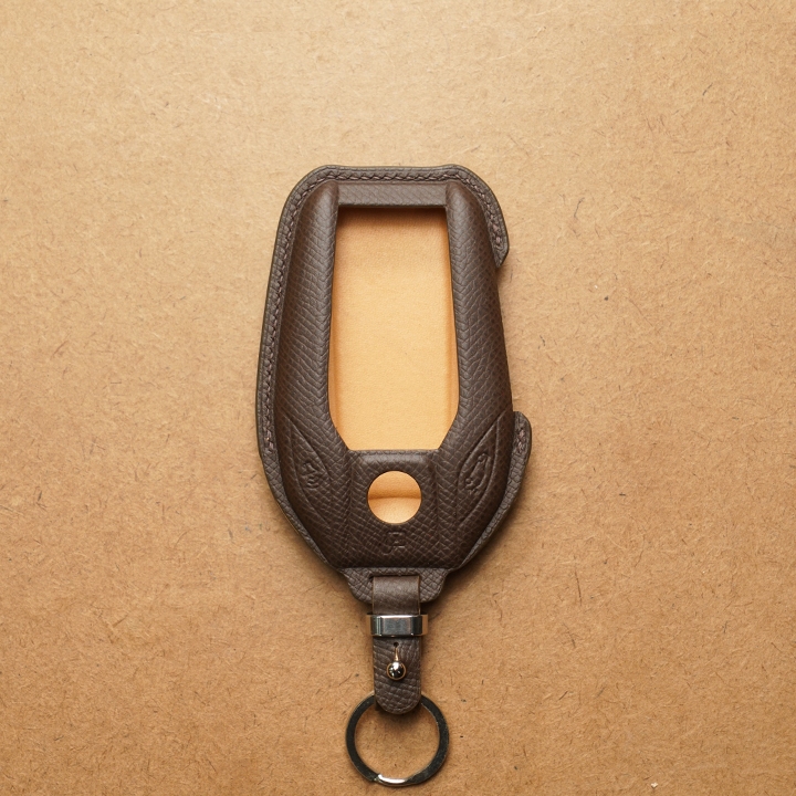 Bao da chìa khoá ô tô BMW (Màn hình LCD) - BMW i8 - Da bê Epsom Haas