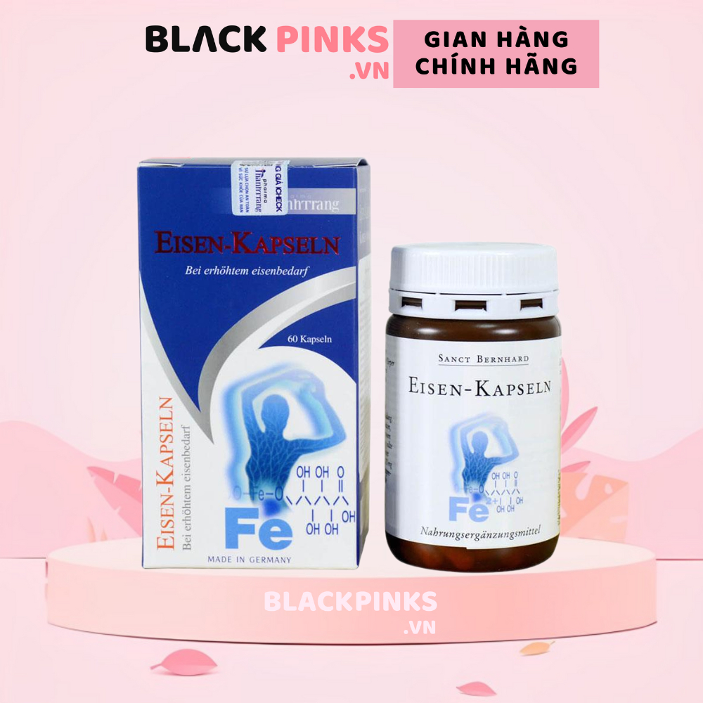 Viên uống bổ sung sắt Eisen Kapseln 60 viên