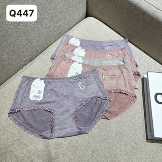 Combo 5 quần chip cotton nữ siêu mỏng kháng khuẩn - Q447