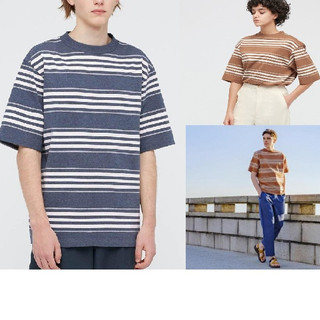 Áo thun sọc ngang unisex oversized Un1q chất thun dày xuất xịn