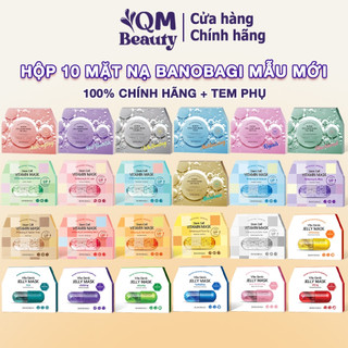 Hộp 10 mặt nạ Banobagi Vita Genic, Stem Cell, Super Collagen Mask Hàn Quốc mẫu mới 30ml
