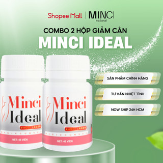  Viên uống hỗ trợ giảm cân viên uống Minci Ideal kết hợp kem tan mỡ bụng hỗ trợ giảm cân duy trì vóc dáng cho phụ nữ 
