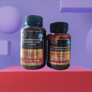 Viên uống bổ não go healthy ginkgo 9000mg và 9000+ 1-a-day 60 viên