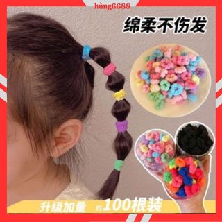 dây buộc tóc .Hộp 100 phồng mềm cho bé gái M37