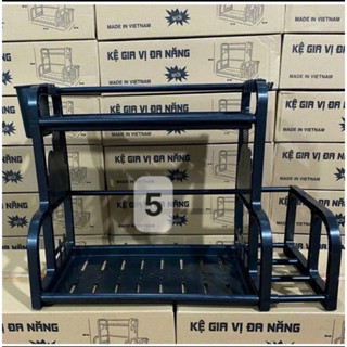 {GIÁ HỦY DIỆT} Kệ đựng gia vị 2 Tầng Chữ B, Kệ để đồ thông minh 2 tầng đa năng tiết kiệm không gian