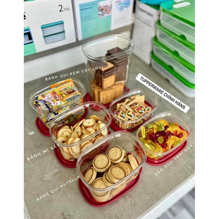 Set 6 hộp đựng đồ khô Tupperware Ultra Clear