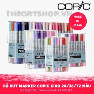 Bộ marker COPIC Ciao 24/36/72 màu - COPIC Ciao Marker Set 24/36/72 colors