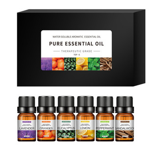 Combo Hộp 6 Tinh Dầu Thiên Nhiên Nguyên Chất 10ml Khuếch tán Xông Phòng Khử Mùi