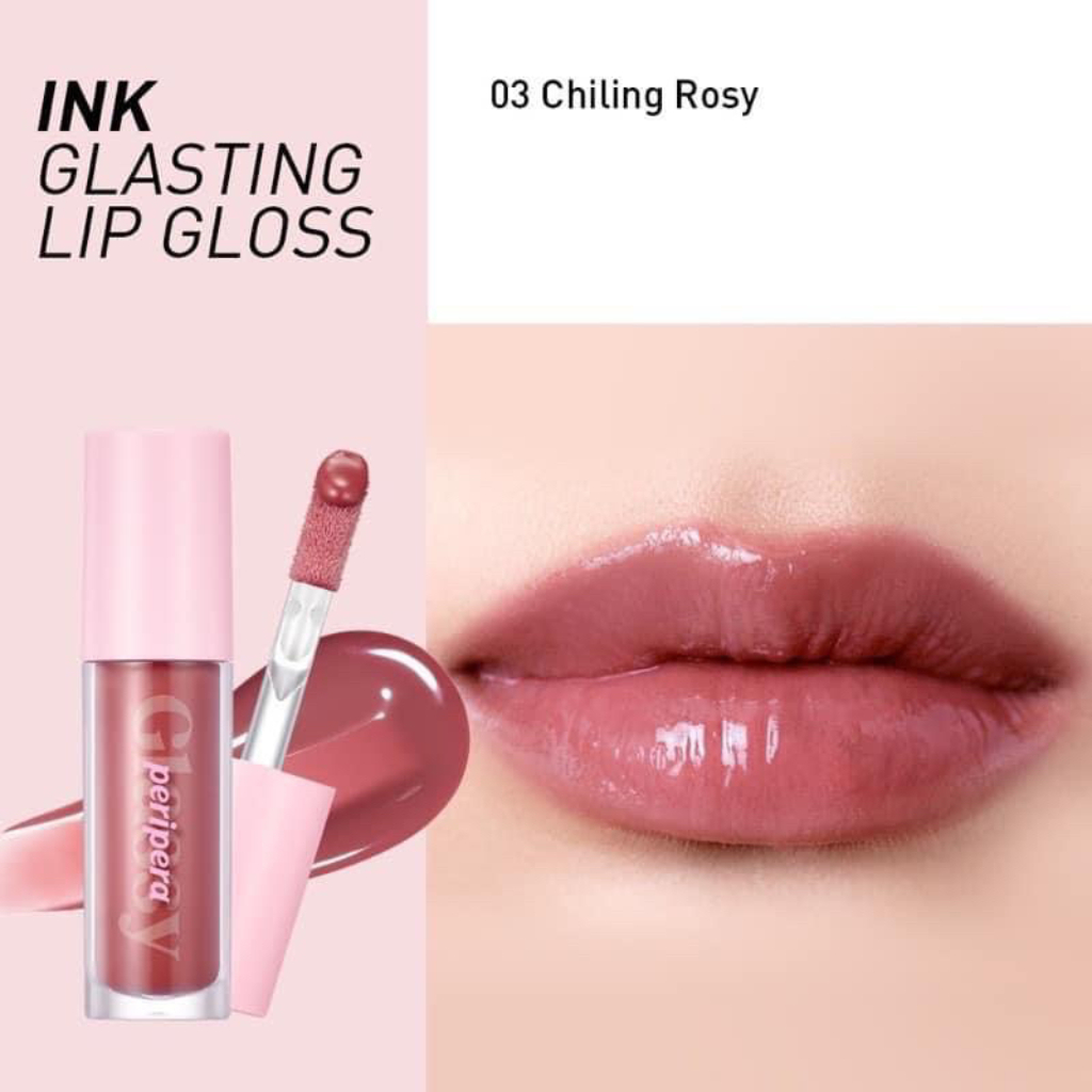 Son Tint Bóng Thuần Chay Peripera Ink Glasting Lip Gloss Căng Bóng Mượt Mà Quyến Rũ