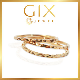 Nhẫn bạc 925 chạm hoạ tiết dọc tinh tế Gix Jewel N84