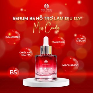  Serum B5 Hỗ Trợ Phục Hồi Và Giúp Da Căng Bóng Mịn Màng Miss Candy White Skin - Hộp 30ml