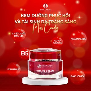  Kem Dưỡng B5 Phục Hồi Và Tái Sinh Làn Da Miss Candy White Skin - Hộp 25g