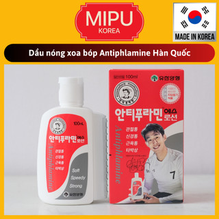 Dầu nóng xoa bóp Antiphlamine HÀN QUỐC Chính hãng 100ml chuẩn sịn loại 1