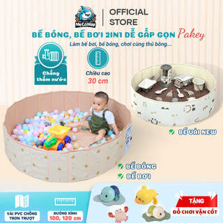 Bể bóng cho bé bằng vải cao cấp cho bé, bể bóng gấp gọn bằng vải bé trai bé trái