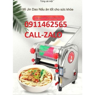 Máy cán bột mỳ, máy cán bột bánh canh, máy cán cắt bột làm mý tươi, sợi bánh canh giá rẻ,trục lô 24cm có cần gạt