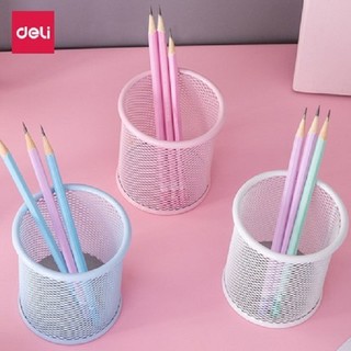 Hộp Cắm Bút Deli 9153 - Ống cắm bút sắt