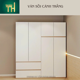 [FREESHIPHCM] TỦ ĐỰNG QUẦN ÁO TAY MÓC KIỂU MỚI HIỆN ĐẠI GỖ MDF 17MM PHỦ MELAMINE