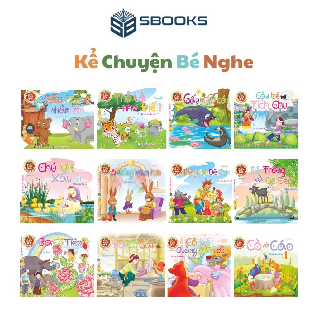Sách - Bộ 12 Cuốn Kể Truyện Bé Nghe - SBOOKS