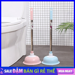 Cây Thụt Bồn Cầu Vệ Sinh Cây Thông Bồn Cầu Chống Tắc Nghẽn Dùng Thông Cống Đầu Thụt Bằng Cao Su Dẻo