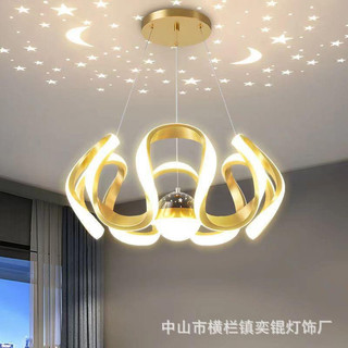 Đèn led đèn thả bàn ăn 3 vòng, đèn nhà bếp, đèn quán cà phê hiện đại, đèn chùm trang trí phòng khách