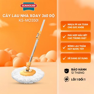 Cây lau nhà xoay 360 độ ks-mo350i