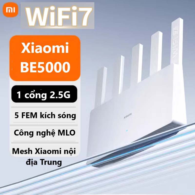 Bộ Phát Wifi Mesh Wifi 7 Xiaomi BE5000 2.5G và BE3600