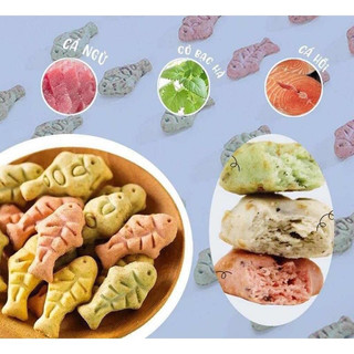Bánh Cá Giòn rụm Thơm ngon Cho Chó Mèo Hamster