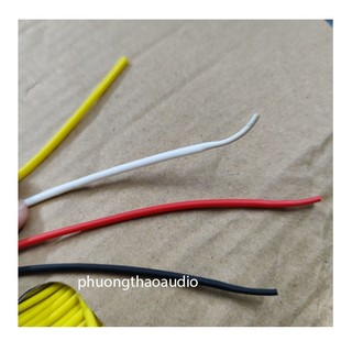 Ống gen co nhiệt phi 1.5mm màu đỏ, đen, trắng sữa