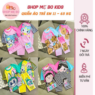 HOT TREND - Bộ bé gái thun lạnh hè ngố in hình 3D cực xinh yêu MB48