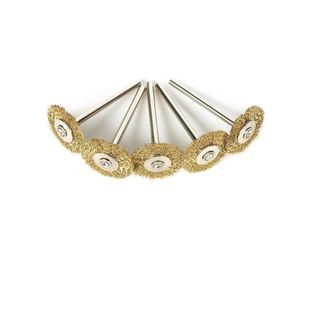 Bộ 9 chổi đồng đánh gỉ mini trục 3.17mm
