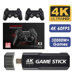 Máy chơi game cầm tay stick 4k x2 plus 3d - 64gb sẵn 20000 game, tay cầm chơi game kết nối không dây