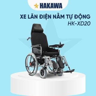 Xe lăn điện ngả nằm tự động HAKAWA HK-XD20-Ngã nằm thành giường tự động-Bảo hành chính hãng 12 tháng