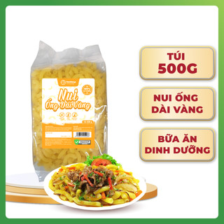 Nui ống dài vàng - túi 500g - foodmap consumer