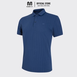 Áo thun nam polo công sở INSIDEMEN vải trơn cao cấp ngắn tay tông màu cực sang trọng lịch lãm IPS052S3