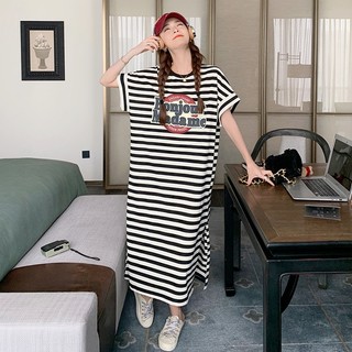 Váy Đầm Suông Tay Hến BONJOUR MADAM From Rộng Dáng Dài Chất Poly Cá Sấu