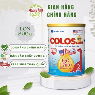 Sữa bột Nutricare Coloscare 24h 2+ 800g Dành cho trẻ