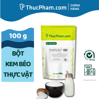 100G Bột Kem Béo Thực Vật - Non Dairy Creamer ThucPham.com Pha Trà Sữa, Làm Bánh, Nấu Chè...