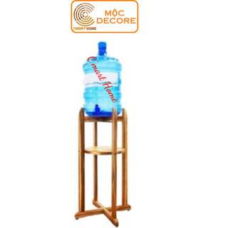 Kệ Gỗ Để Bình Nước 20 Lít Gỗ Đức Thành, Kệ Bình Nước Gỗ Tràm Cao Cấp Kèm Phụ Kiện Lắp Ráp- Kích Thước 42x42x75 cm