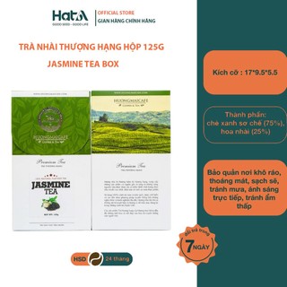 Trà hoa nhài thượng hạng Hương Mai Cafe Premium Jasmine Tea hương nhài dịu nhẹ 125gr