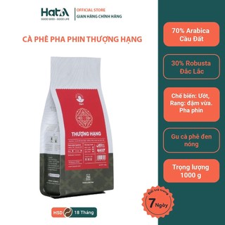 Cà phê nguyên chất Arabica THƯỢNG HẠNG Rang Xay Mộc Hậu Vị Ngọt Thơm - Pha Máy, Pha Phin, Pha Cold Brew -
